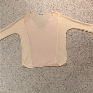 Zara Peach Flowy Top